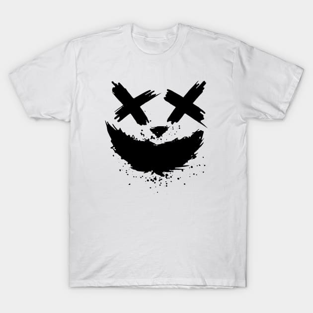 Scary Face Halloween T-Shirt by Mr.Speak